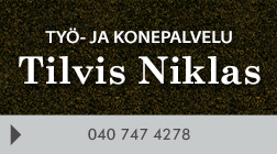 Työ- ja Konepalvelu Tilvis Niklas logo